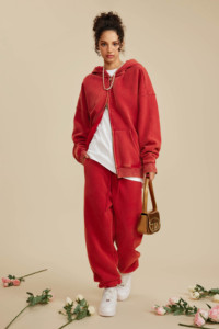 <span class=keywords><strong>Sudadera</strong></span> con Capucha de Moda para <span class=keywords><strong>Mujer</strong></span>, <span class=keywords><strong>Sudadera</strong></span> Deportiva Holgada e Informal, Bordado Personalizado, Procesos de Impresión y Lavado Disponibles - Product Image 2