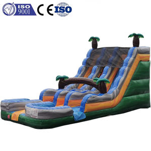 Pack gonflable de glissière d'eau de bâche de PVC bon marché 12M hauts <span class=keywords><strong>toboggan</strong></span> d'eau de <span class=keywords><strong>vacances</strong></span> de robot gonflable pour la <span class=keywords><strong>piscine</strong></span> in Ground - Product Image 2