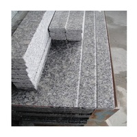 8 conception d'escalier en granit, sado gris, avec rainure de marche