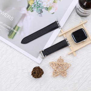 Para <span class=keywords><strong>reloj</strong></span> <span class=keywords><strong>Cartier</strong></span>, correas de cuero genuino para hombres y mujeres, correa de <span class=keywords><strong>reloj</strong></span> de pantorrilla para Apple Watch Series 10 Strap - Product Image 5