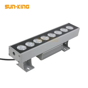 Proyector <span class=keywords><strong>LED</strong></span> para Exteriores de 350 mm y 400 mm de Longitud, Azul y Blanco, 6500 K, IP65, Ángulo de Haz Estrecho, Iluminación de <span class=keywords><strong>Fachada</strong></span>, 18 W y 16 W - Product Image 1