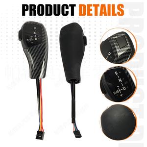 Palanca de Cambios de Fibra de Carbono para BMW E39 E53, Transmisión Automática, Cabeza Pequeña y Larga, Ergonómica - Product Image 5