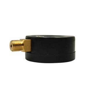 63 मिमी रेडियल ब्लैक स्टील बार psi bar दबाव गेज मैनोमीटर - Product Image 3
