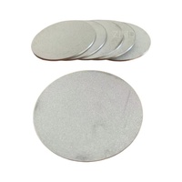 Filter Disk Logam Sinter Bubuk Baja Tahan Karat 304 20 30 40 50 Mikron