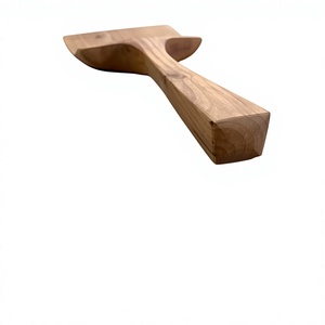 Spatule de service en bois naturel faite à la main, nouveau style chinois, écologique, légère, ustensile de cuisine - Product Image 6