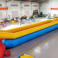 Parc gonflable géant de glissière d'eau de Costzon pour le cadeau de fête de piscine d'amusement extérieur d'arrière-cour d'enfants