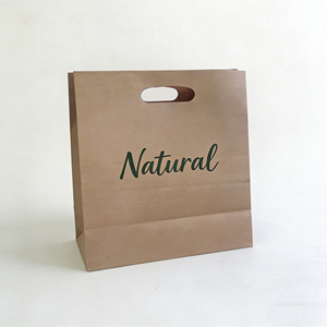 ถุงกระดาษคราฟท์สีน้ำตาลพิมพ์ลายตามสั่งพร้อมหูหิ้ว - Product Image 3
