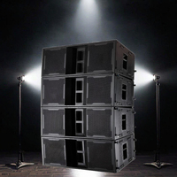 Profesional 820W Dual 12 pulgadas Split frecuencia Line Array sonido altavoz neodimio imán 8ohm para escenario al aire libre Club rendimiento