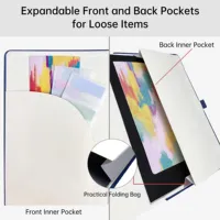 Carnet ligné A5, 360 pages, couverture en PU, papier premium 100 g/m², lignage collège, pour écriture quotidienne, cadeau pour hommes et femmes, usage scolaire et professionnel