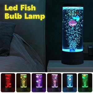 Lampe LED pour aquarium, lumière d'ambiance nocturne, télécommande, changement de couleur, lumières décoratives, cadeau d'anniversaire pour enfants, USB - Product Image 5