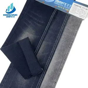 10,5 Unzen große Breite 180cm Jeans Denim Stoff Schwarz Schwarz Stock CVC Lot 3/1 RHT Twill Denim Stoff