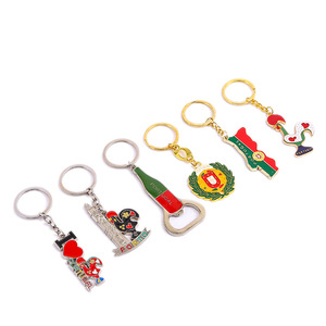 Llavero Abridor de Botellas de Metal Promocional, Personalizado, con Esmalte Brillante, Diseño Vintage de Dibujos Animados, Recuerdo Turístico de Ibiza - Product Image 6