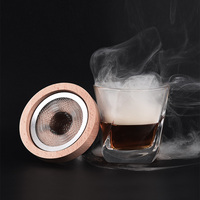 Kit de fumage pour cocktails et whisky, avec allumeur en bois simple, fouets à bourbon, torche, copeaux de bois, pierres à whisky et accessoires de bar Jianxin