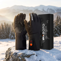 Gants chauffants imperméables à écran tactile, réglables, pour l'hiver, pour le ski et le snowboard, unisexes, 7,4 V, 3000 mAh