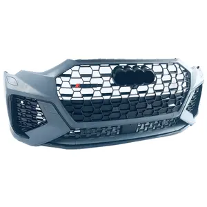 RSQ3 bodykit car front bumper with grille for Audi Q3 2020 2021 2022Tuning Parts RSQ3 Car Front Grille for Audi Q3