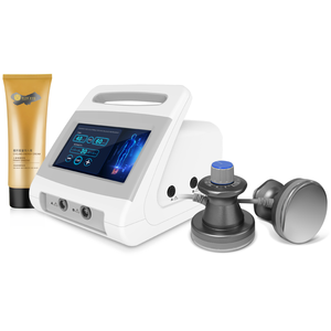 Dispositivo portátil de fisioterapia con pantalla digital y cabezales de masaje duales para uso en centros de rehabilitación - Product Image 3