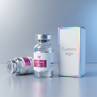 VS-304 Conception personnalisée gratuite Emballage 3 ml Étiquette de flacon et boîte de peptides personnalisées pour flacon de 3 ml