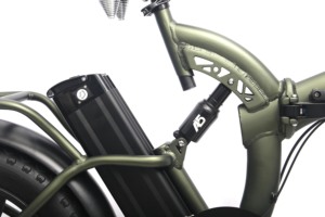 Fantas-bike 750W Bicicletta <span class=keywords><strong>Elettrica</strong></span> Pieghevole a Sospensione Completa con Pneumatici Fat da 20 Pollici per Neve con Ammortizzatore per Adulti - Product Image 6