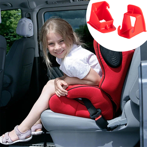 Vente directe usine <span class=keywords><strong>Installation</strong></span> facile 2 pièces Siège <span class=keywords><strong>auto</strong></span> enfant Rouge Fixation par rainure de guidage en PP - Product Image 1