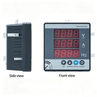 Medidor de Panel Monofásico/Trifásico con Pantalla LCD Digital de 3 Dígitos y Alta Precisión (0.5%+2), Opcional con Medidor de CA de 5A