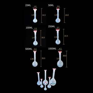 Frasco Erlenmeyer de 500 ml, Cuello Largo, Graduado Volumétricamente, Botella de Plástico de Poliestireno para Suministros de Laboratorio, Suministros de Laboratorio Xz, 2 Años - Product Image 4