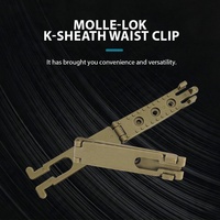 Étui Molle-Lok avec clip de transport Kydex et boucle en acier inoxydable