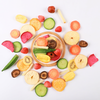 Nieuwe Custom Verpakking Gemengd Fruit En Groente Voedzame En Gezonde Snacks Knapperige Fruit En Groente Chips