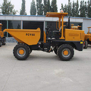 Chine 3t 5 tonnes Chargeur à benne basculante FCY30 FCY50 Mini dumper à bascule hydraulique