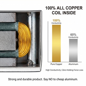 280kg 600lbs Holding Force EM <strong>Lock</strong> 12V 24V <strong>Dual</strong> Voltage Pure Copper Coil Electromagnetic Door <strong>Lock</strong> for Access Control - Product Image 4