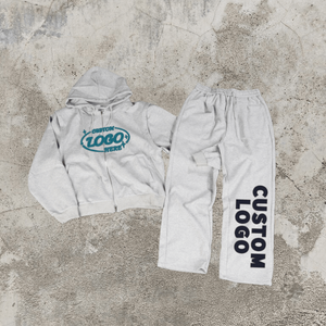 ชุดสเวตเตอร์และฮู้ดแบบสวมหัวมีซิปเต็มทรงพลัสไซส์ระบายอากาศได้ดีสำหรับฤดูหนาวออกแบบโลโก้ได้ตามต้องการ - Product Image 3