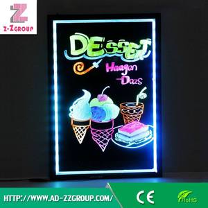 Nhà Máy Bán buôn huỳnh quang LED bảng viết chiếu sáng đánh dấu màu RGB đèn <span class=keywords><strong>Flash</strong></span> bảng chiếu sáng SMD 5050 quảng cáo hiển thị - Product Image 5