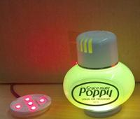 Diffuseur de lampe led pour pavot à partir de 5cm, désodorisant rond, diamètre de base, pour voiture, camion, bateau, bureau, avec cigarette
