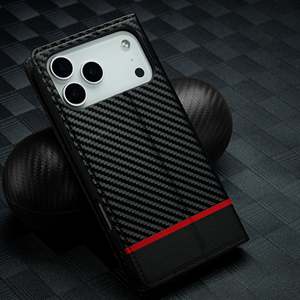 ที่ใส่บัตรหนังเทียมตั้งได้เคสฝาพับแม่เหล็กสำหรับ iPhone 17 PRO MAX 16 PLUS 15 14 Pro 13 12 - Product Image 1