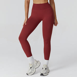 Ruiquwin กางเกงเอวสูงยกก้นสำหรับผู้หญิงกางเกงโยคะไร้รอยต่อสำหรับวิ่งกลางแจ้งออกแบบได้ตามต้องการ - Product Image 4