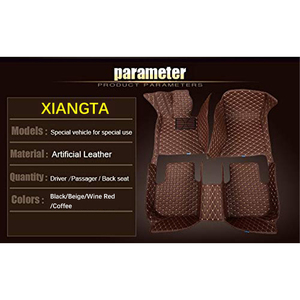 Tappetini per auto in pelle di Design alla moda Set di tappetini per auto 5D impermeabili personalizzati per Mitsubishi Pajero Sport V73/V93/V9 5 posti dal 2008 al 2015 - Product Image 5
