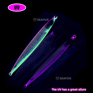 <span class=keywords><strong>Esca</strong></span> Artificiale Jig Metallica Veloce Seafox Bionic 80g 100g 120g <span class=keywords><strong>per</strong></span> Pesca in Acqua Salata <span class=keywords><strong>Spigola</strong></span> Squalo con Finitura Stampata in Piombo - Product Image 5