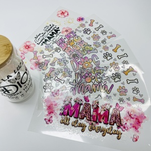 Etiquetas Adhesivas Impermeables para el Día <span class=keywords><strong>de</strong></span> <span class=keywords><strong>la</strong></span> Madre, Personalizadas con Logotipo por Transferencia <span class=keywords><strong>de</strong></span> Calor, Envolturas para Vasos <span class=keywords><strong>de</strong></span> 16 oz con Protección UV DTF, Venta al Por Mayor <span class=keywords><strong>de</strong></span> Fábrica - Product Image 4