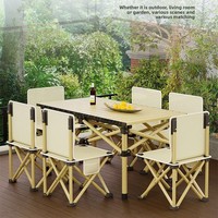 Ensemble table et chaises pliantes Da Niu, légères et modernes, pour l'extérieur, le barbecue, le camping en voiture et les pique-niques portables