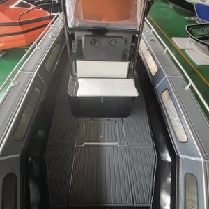Bote de Pesca con Consola Central, Bote de Aluminio de 24 pies con Motor - Product Image 3