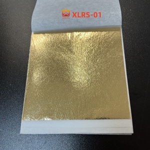 Segnalibro Rettangolare in Metallo Placcato Oro 9x9cm per Natale, Resistente alle Intemperie, Effetto Foglia d'Oro Reale - Product Image 2