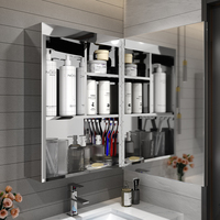 Miroir mural intelligent Led maquillage armoire à médicaments Dressing armoire à médicaments salle de bains miroir armoire avec lumière