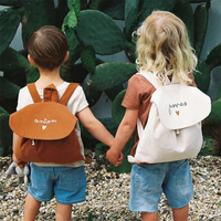 Personal isierte Double Cotton Gaze Student Rucksack Casual Rucksack Taschen für Mädchen Baumwolle Baby Rucksack