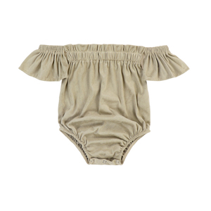 Girl Off Shoulder Romper Toddler Girl Bodysuit Wholesale Baby Clothes - Product Image 6