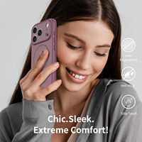 Nouvelles Couleurs Tendance Coque Magnétique pour iPhone 17 16 Pro Max Chargement Magnétique Puissant Antichoc Mat Translucide