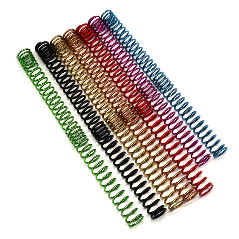 Professional spring manufacturer for small compression springs  titanium spring  metal spring with colors