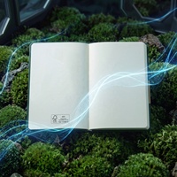 Carnet en cuir RPET à couverture rigide SIDAIXUE, journal personnalisé de qualité supérieure avec sangle élastique