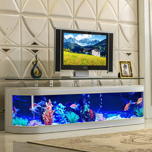 Meuble TV Chuanghai, <span class=keywords><strong>aquarium</strong></span>, <span class=keywords><strong>table</strong></span> <span class=keywords><strong>basse</strong></span>, <span class=keywords><strong>aquarium</strong></span> pour salon, usage domestique, <span class=keywords><strong>aquarium</strong></span> écologique en verre, grand <span class=keywords><strong>aquarium</strong></span> pour poissons rouges - Product Image 4