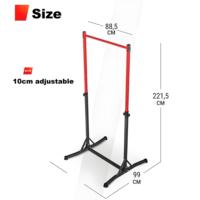 Barre horizontale de traction pour salle de sport à domicile, intérieur, tour de puissance portable, barres parallèles réglables, station de trempage, barre suspendue pour le fitness