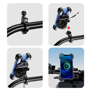 Support <span class=keywords><strong>de</strong></span> téléphone sans fil étanche Kewig pour <span class=keywords><strong>moto</strong></span>, vélo et scooter - Product Image 4
