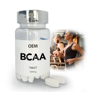 Comprimés de poudre de BCAA Amino Suppléments de musculation OEM pour hommes et femmes avant l'exercice Récupération musculaire